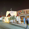 Tenda gonfiabile a forma di V