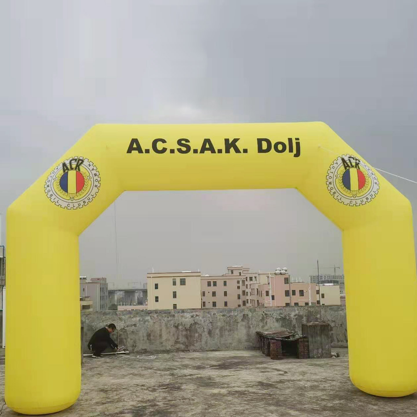 Arco Gonfiabile Con Ventilatore