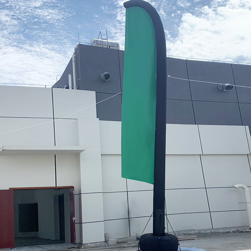 Bandera publicitaria inflable
