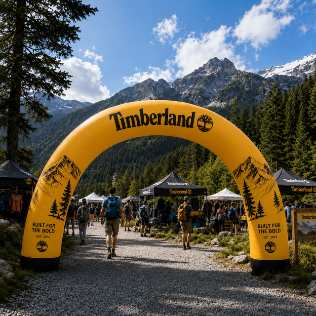 Runder aufblasbarer Bogen